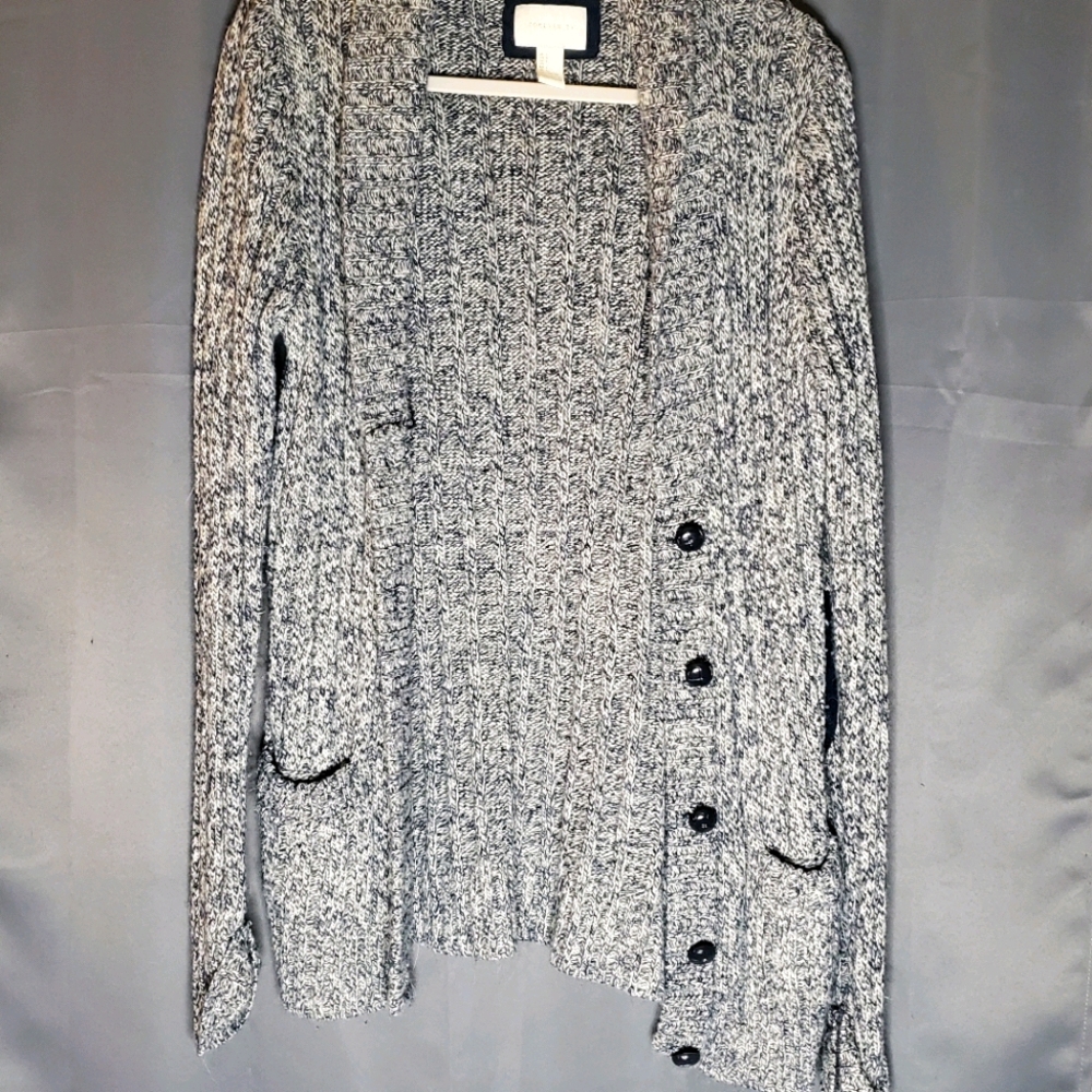 Grey Knit Cardigan